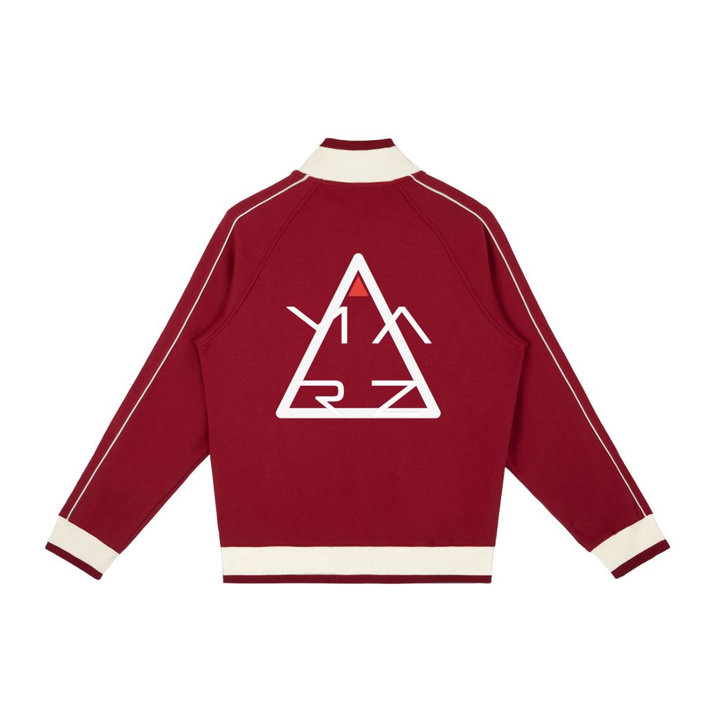 'Future Reflection' MARZ Color Block Raglan Sleeve Zip Track Jacket