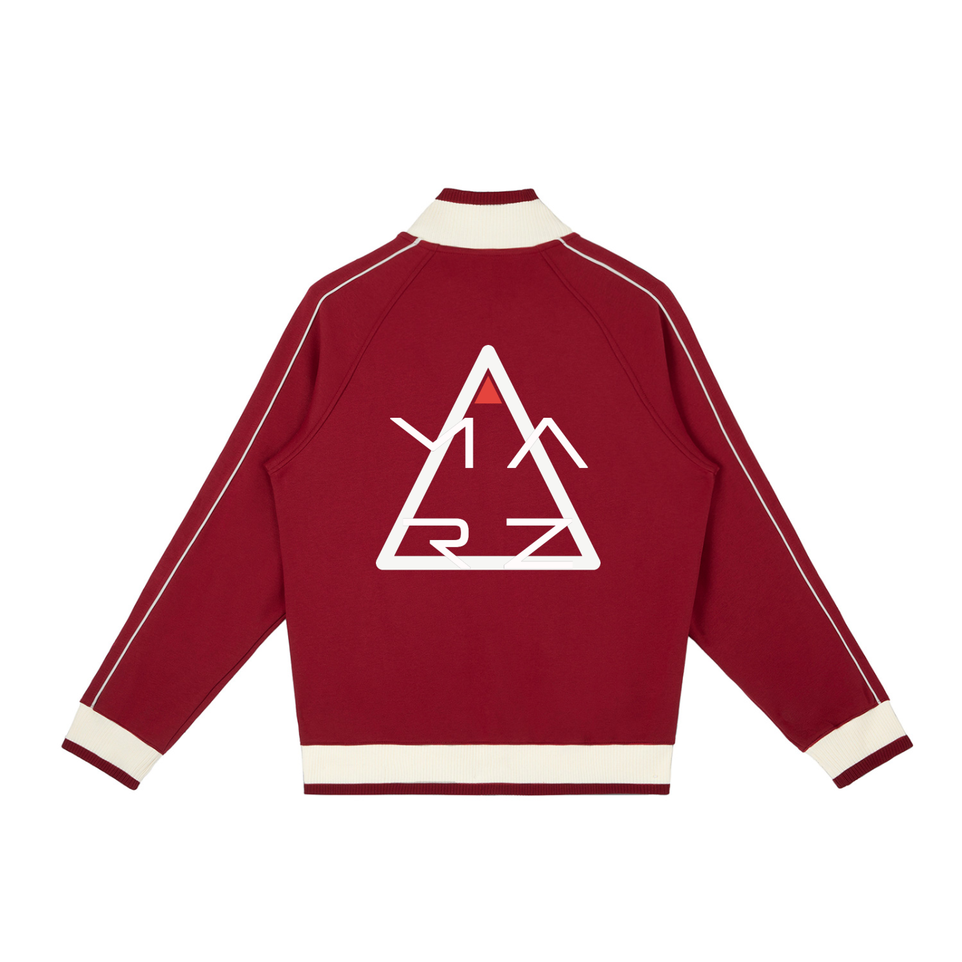 'Future Reflection' MARZ Color Block Raglan Sleeve Zip Track Jacket