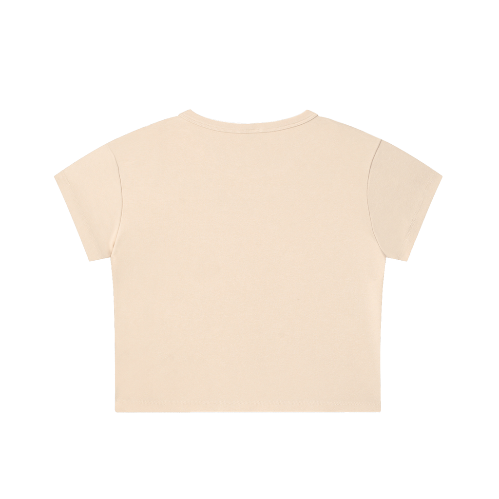 MARZ Retro Snow Washed Crop Top (W)
