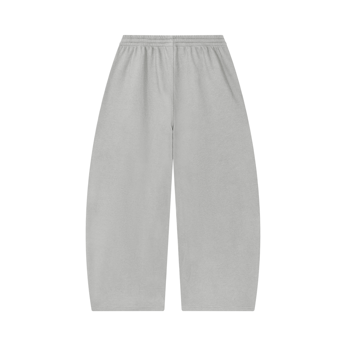 EMOUNA Unisex Waffle Barrel Leg Pants