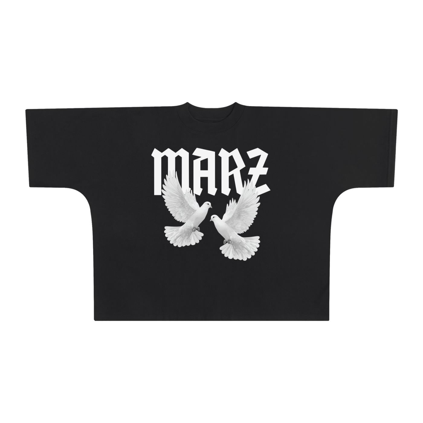 MARZ Forgotten Innocence Oversized One-Piece Boxy T-Shirt