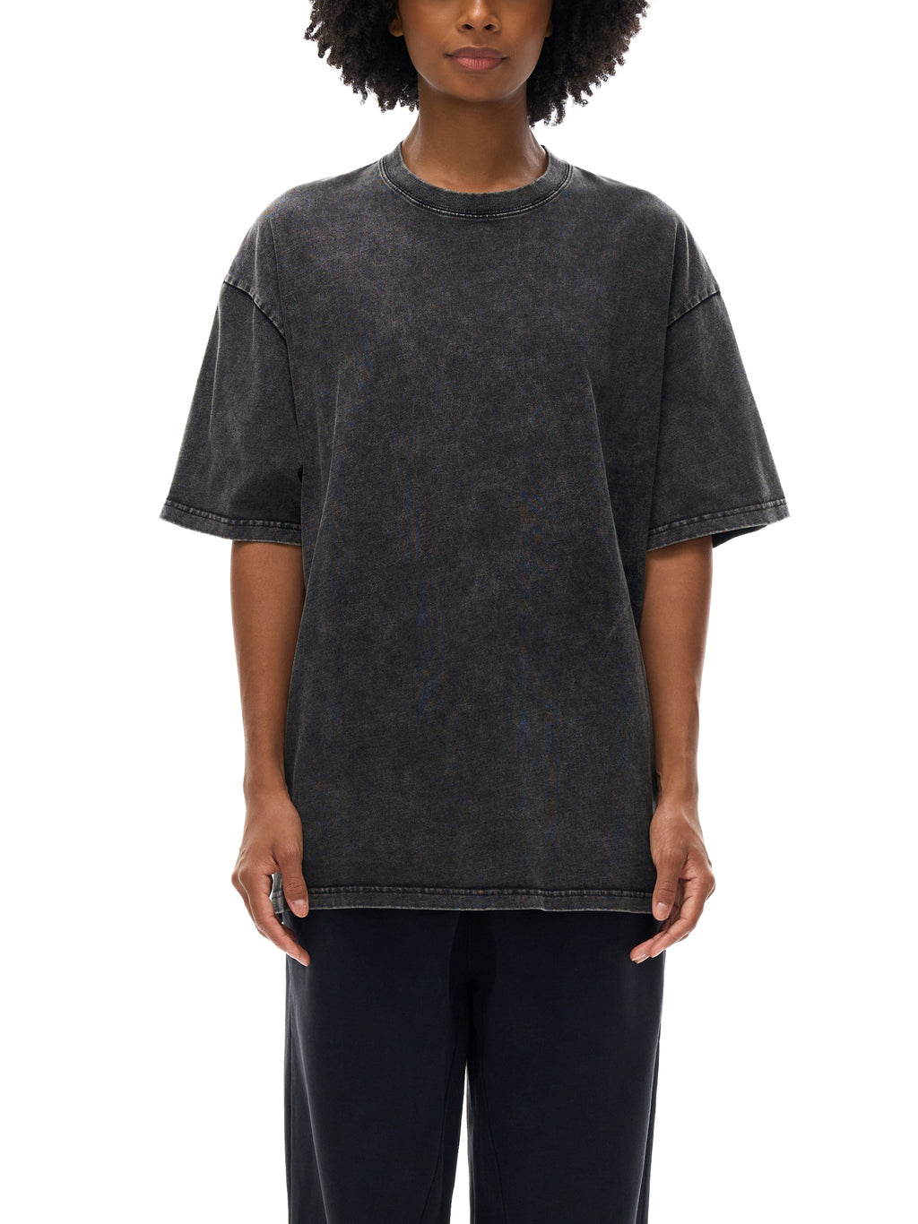 Ride or Die Valkyrie Snow Washed Oversized Cotton T-Shirt