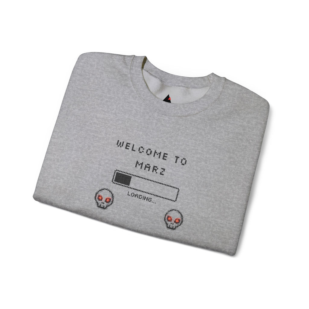 Welcome to Mars Crewneck Sweatshirt, Cozy Unisex Sweater, Fun Graphic Sweatshirt, Casual Wear, Perfect Gift for Space Lovers
