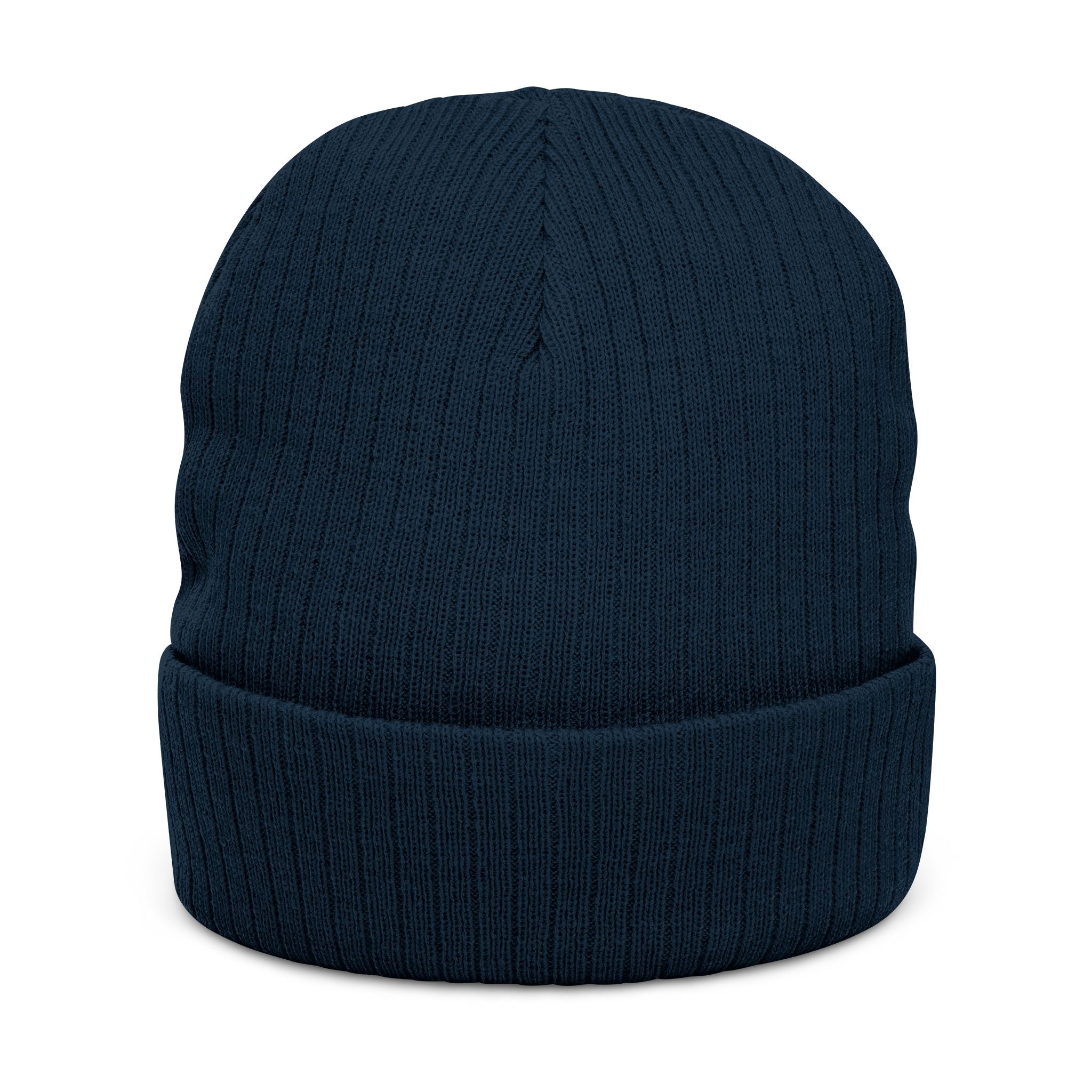 MARZ Workman Embroidered Ribbed Knit Beanie
