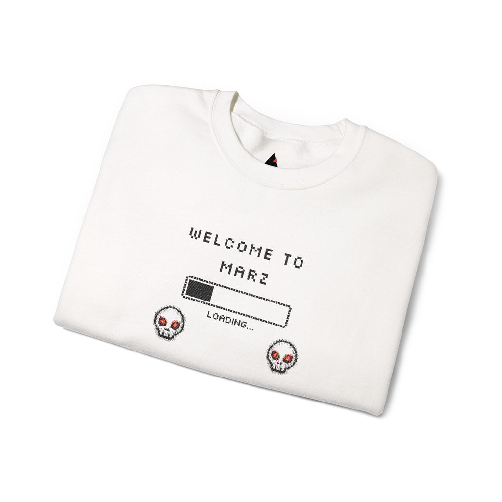 Welcome to Mars Crewneck Sweatshirt, Cozy Unisex Sweater, Fun Graphic Sweatshirt, Casual Wear, Perfect Gift for Space Lovers