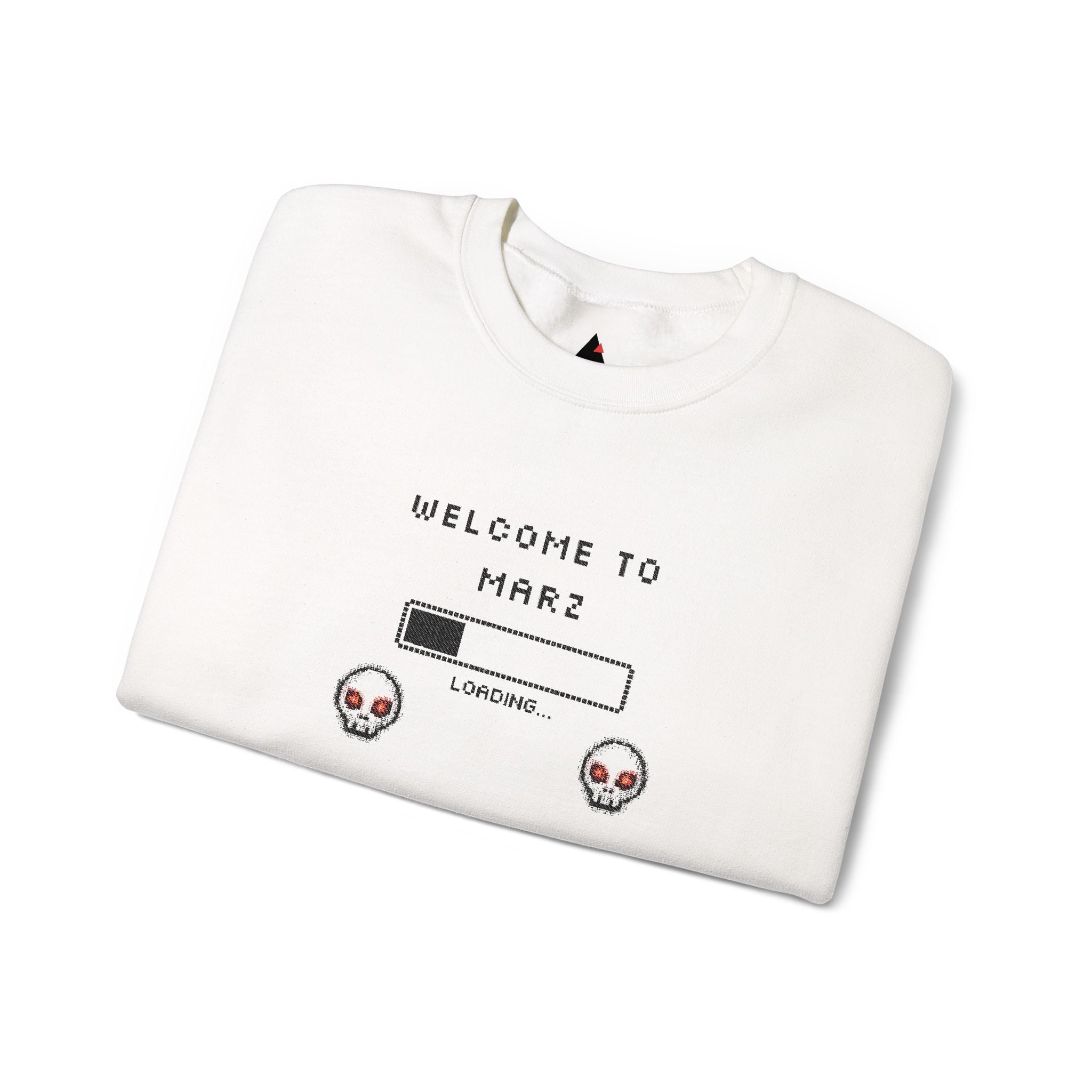 Welcome to Mars Crewneck Sweatshirt, Cozy Unisex Sweater, Fun Graphic Sweatshirt, Casual Wear, Perfect Gift for Space Lovers