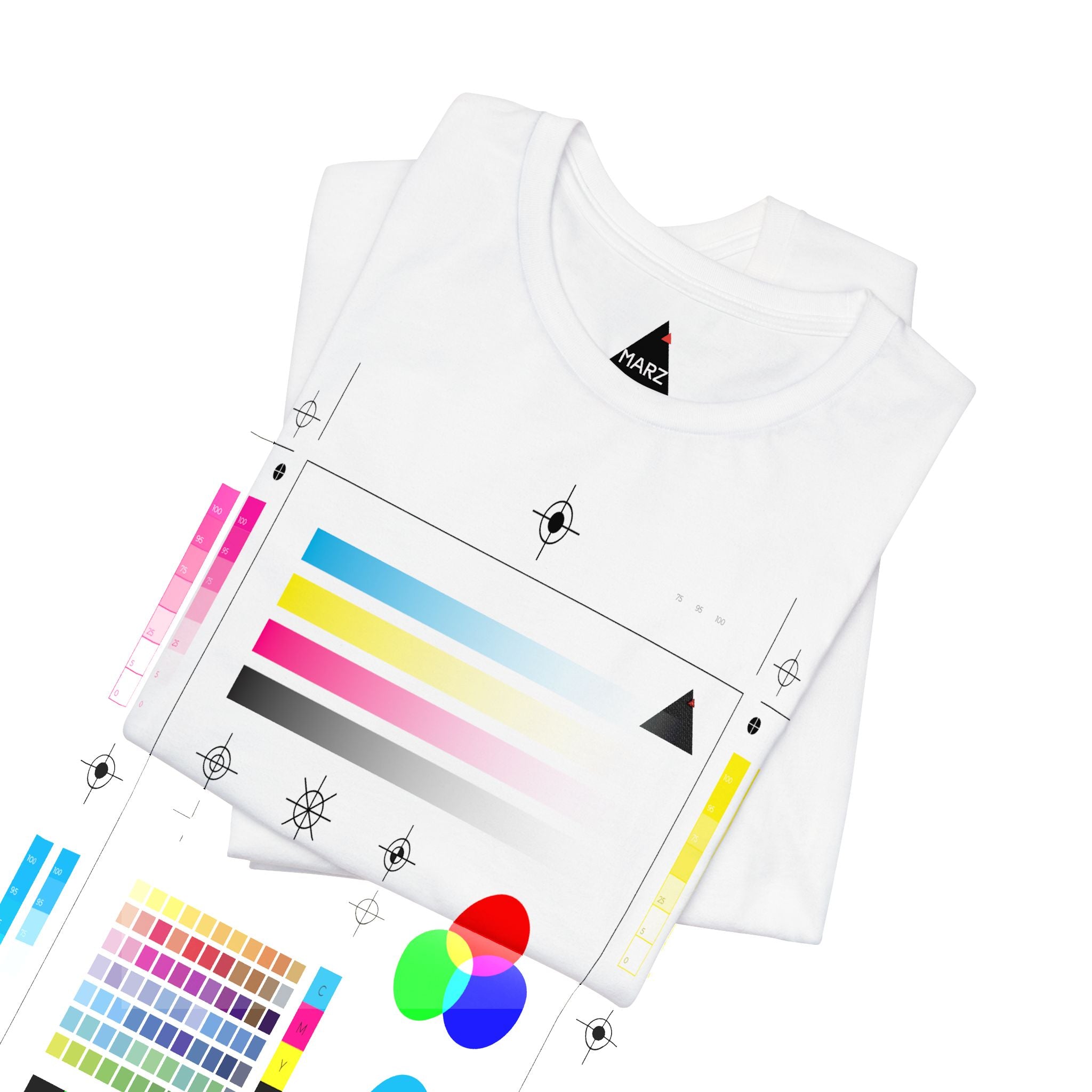 MARZ Triangle Logo Jersey Short Sleeve Tee