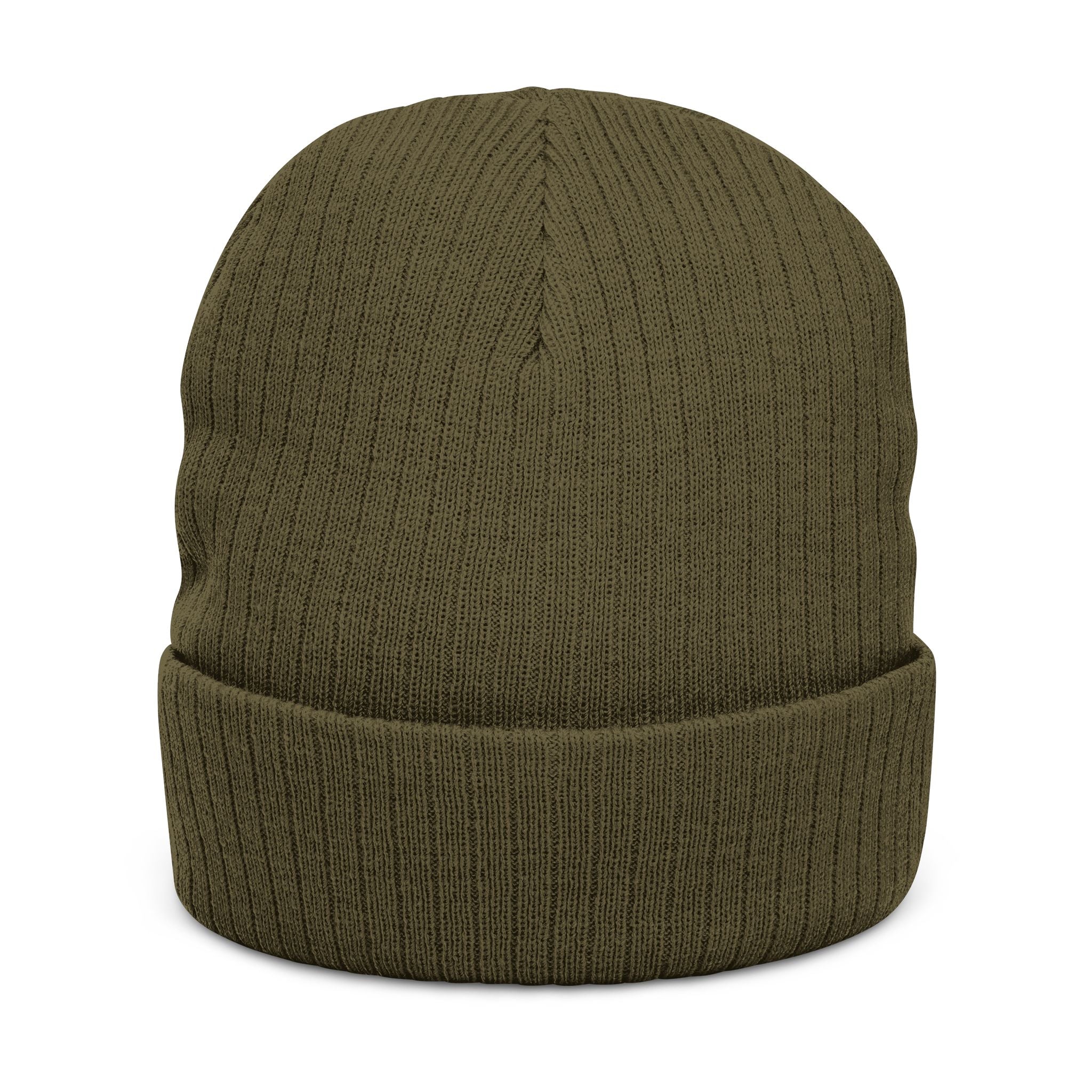 MARZ Workman Embroidered Ribbed Knit Beanie