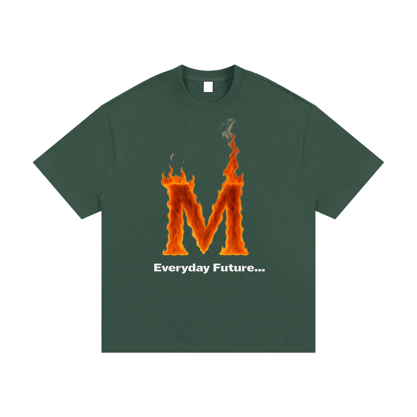 Flaming M's Everyday Future, Essential Heavyweight Cotton T-Shirt