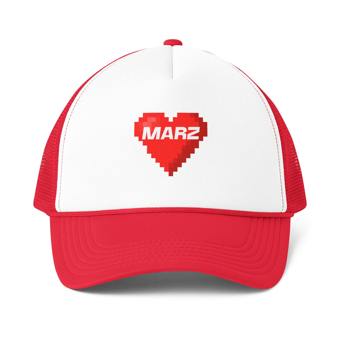 MARZ Pixel Heart Game Trucker Cap