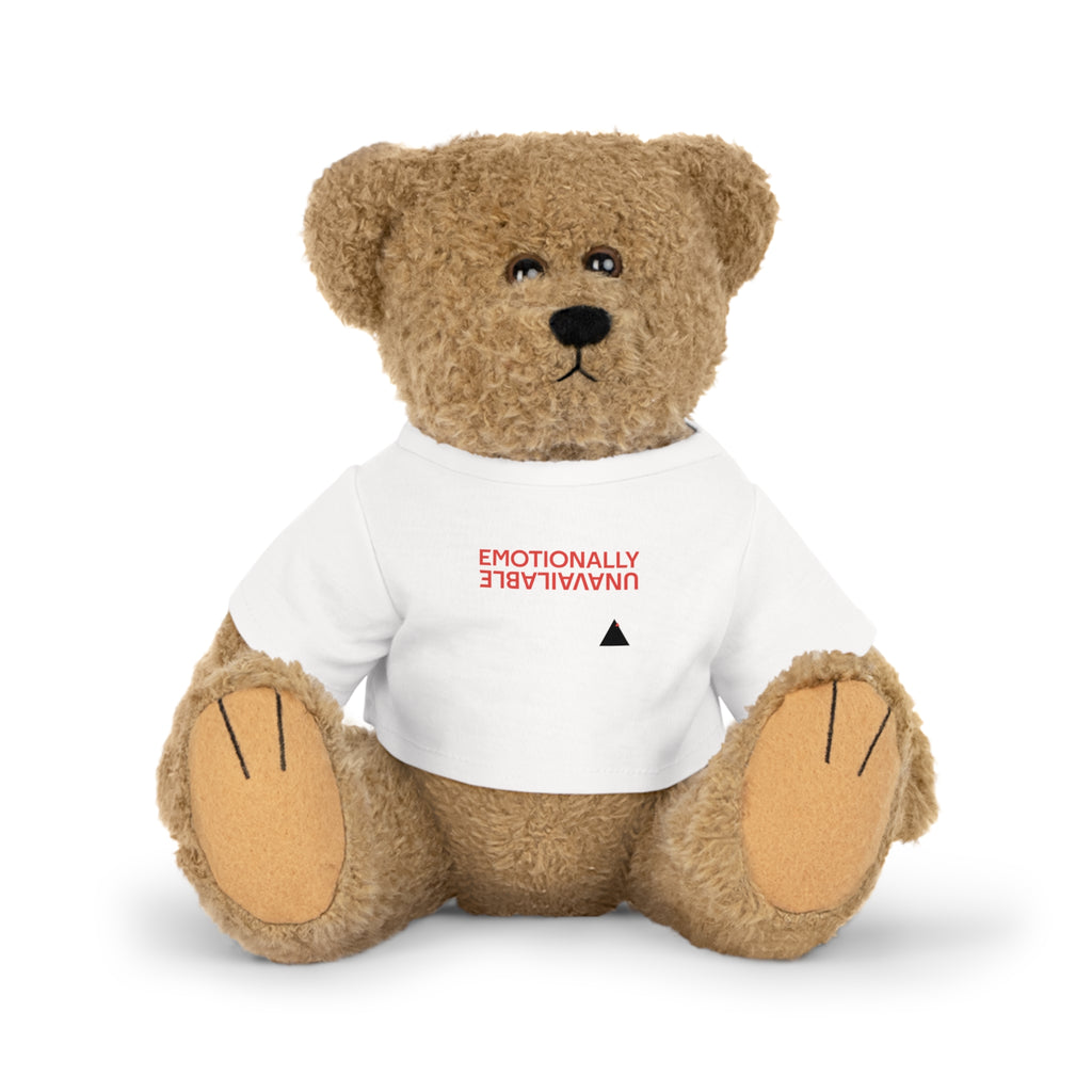 Teddy Bear Plush — 'Emotionally Unavailable' T‑Shirt Cute Gift