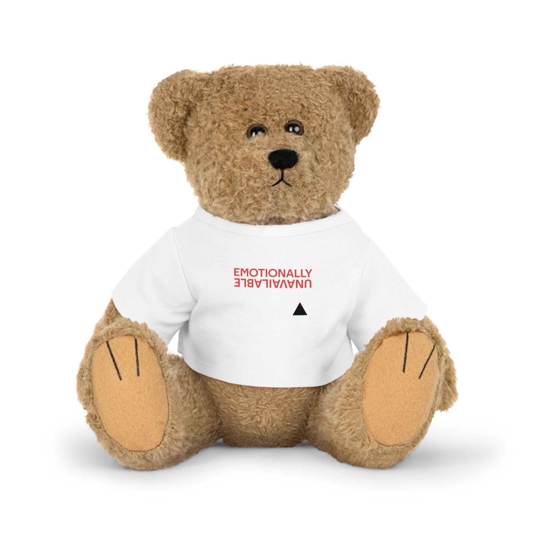 Teddy Bear Plush — 'Emotionally Unavailable' T‑Shirt Cute Gift