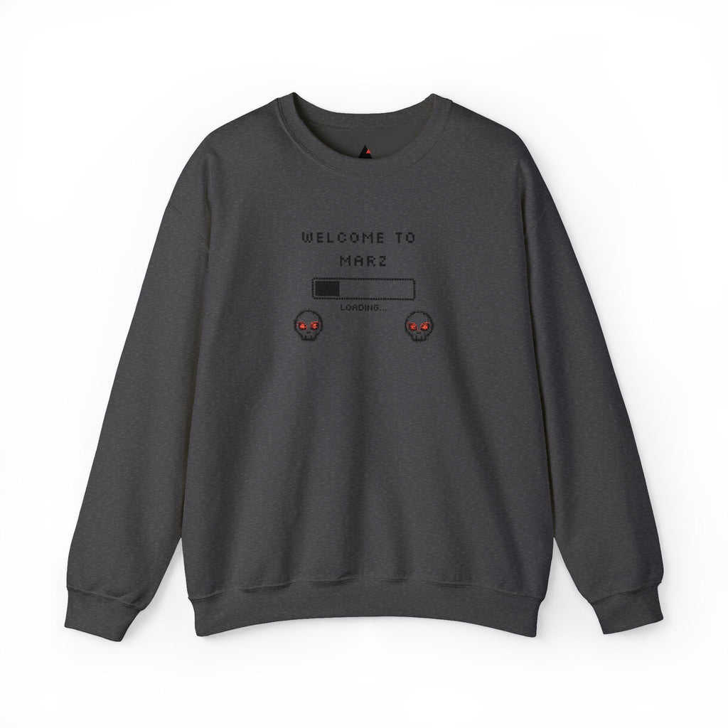 Welcome to Mars Crewneck Sweatshirt, Cozy Unisex Sweater, Fun Graphic Sweatshirt, Casual Wear, Perfect Gift for Space Lovers
