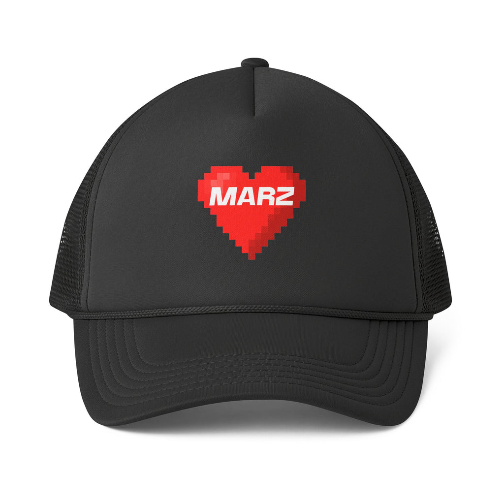 MARZ Pixel Heart Game Trucker Cap