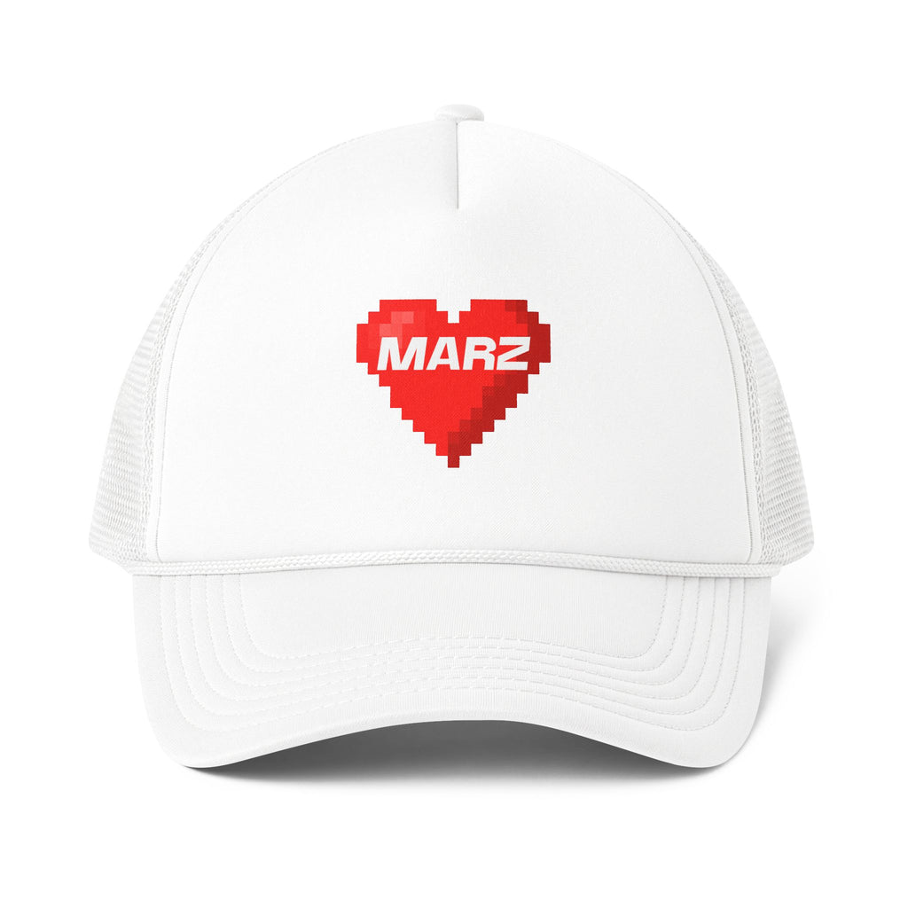 MARZ Pixel Heart Game Trucker Cap