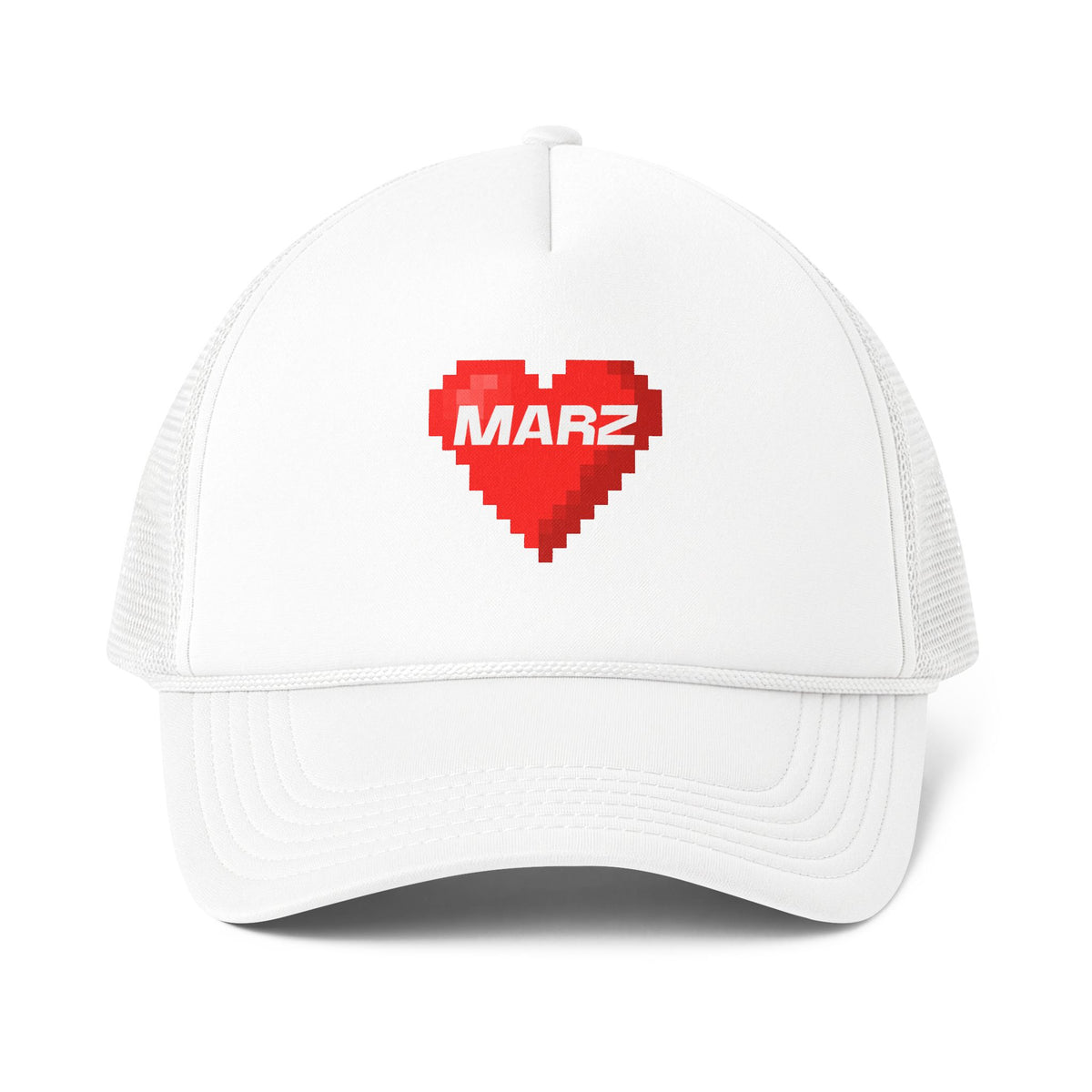 MARZ Pixel Heart Game Trucker Cap