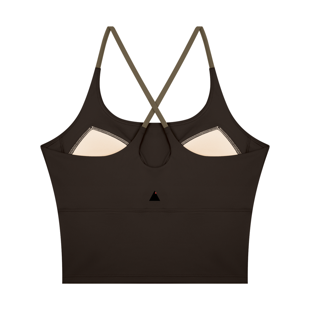 MARZ Women's Color Block Yoga Tank Top