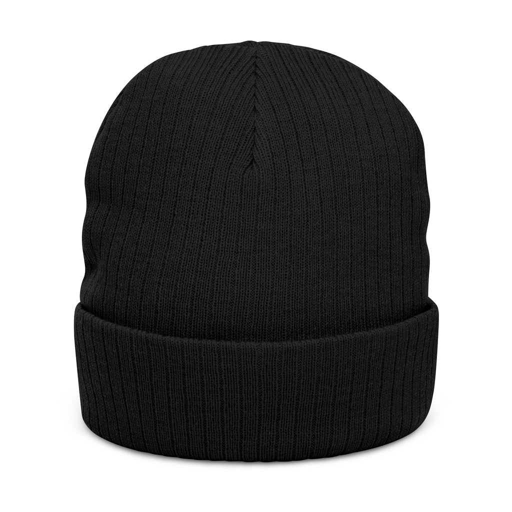MARZ Workman Embroidered Ribbed Knit Beanie