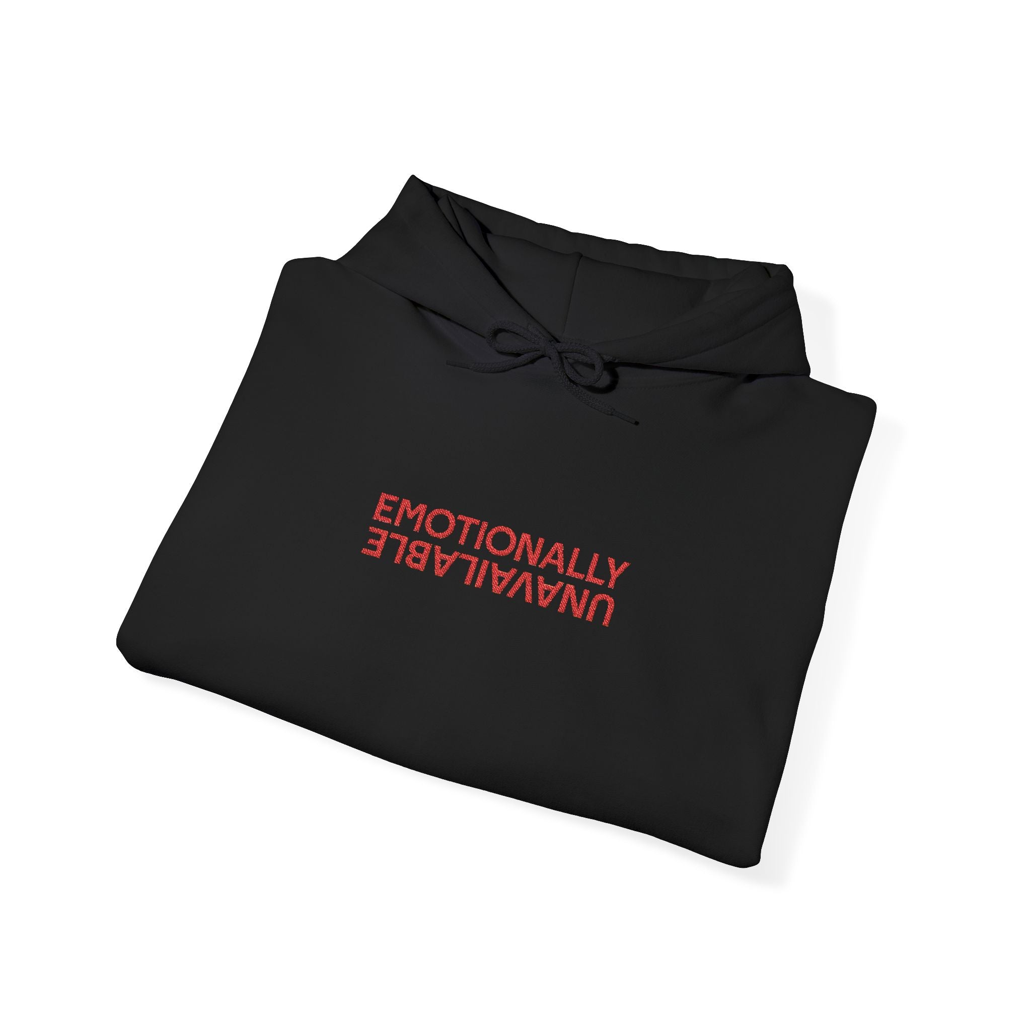EmotionallyUnavailble Embroidered Hoodie