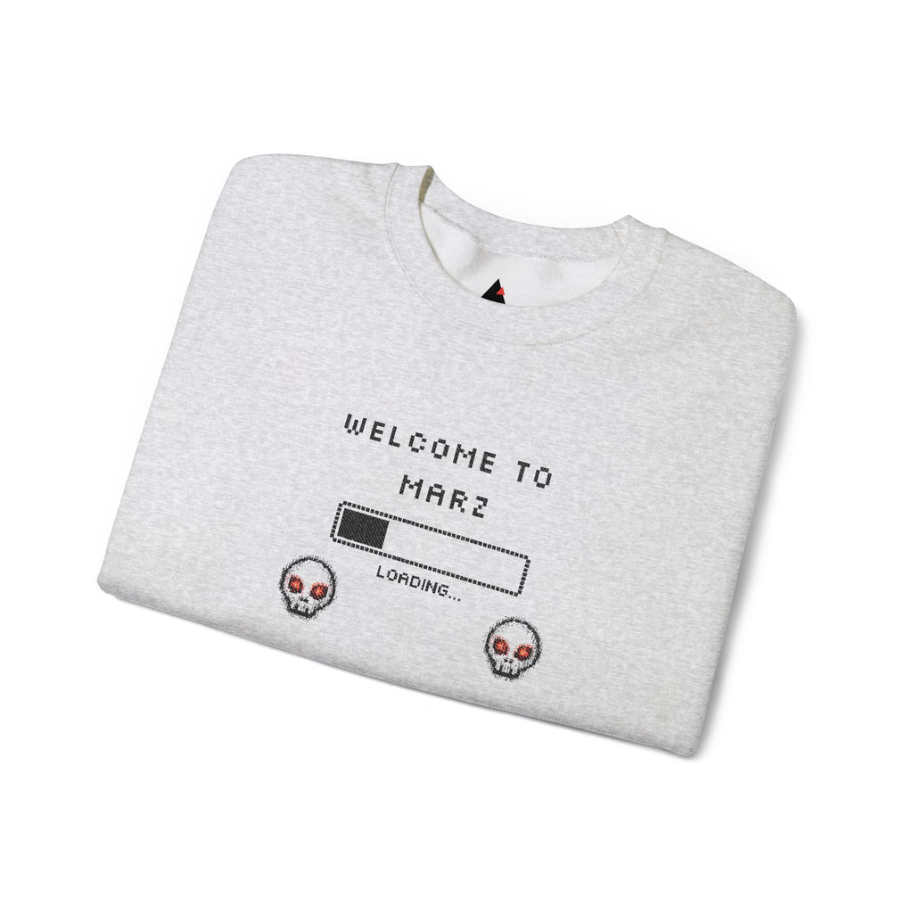Welcome to Mars Crewneck Sweatshirt, Cozy Unisex Sweater, Fun Graphic Sweatshirt, Casual Wear, Perfect Gift for Space Lovers