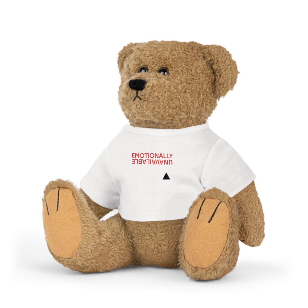 Teddy Bear Plush — 'Emotionally Unavailable' T‑Shirt Cute Gift