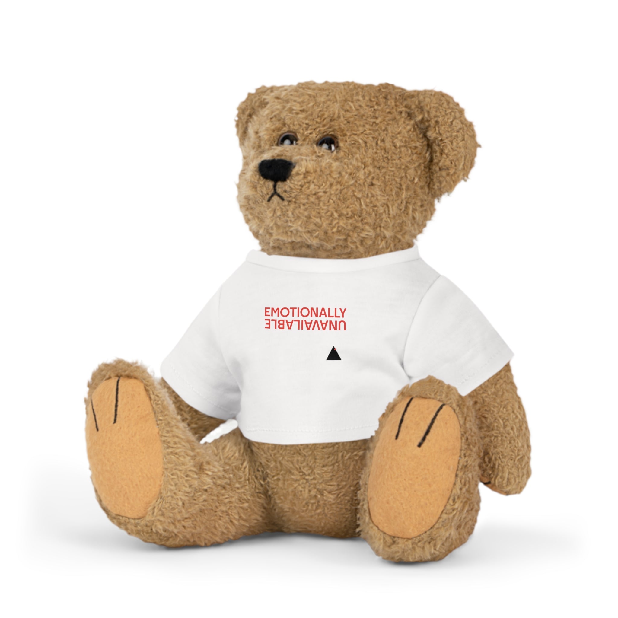 Teddy Bear Plush — 'Emotionally Unavailable' T‑Shirt Cute Gift