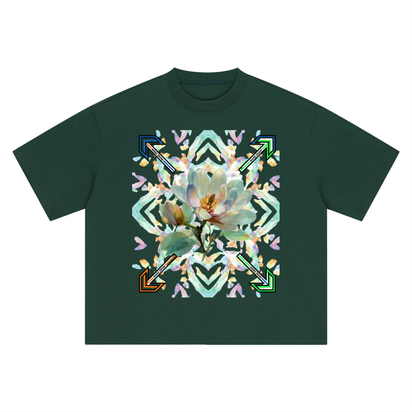 Mystic Magnolia Boxy Oversized T-Shirt