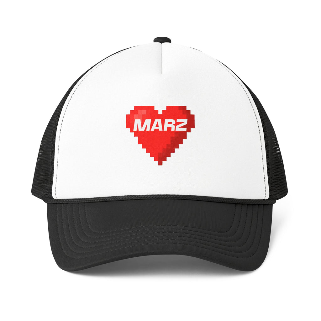 MARZ Pixel Heart Game Trucker Cap