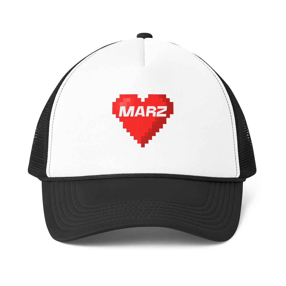 MARZ Pixel Heart Game Trucker Cap
