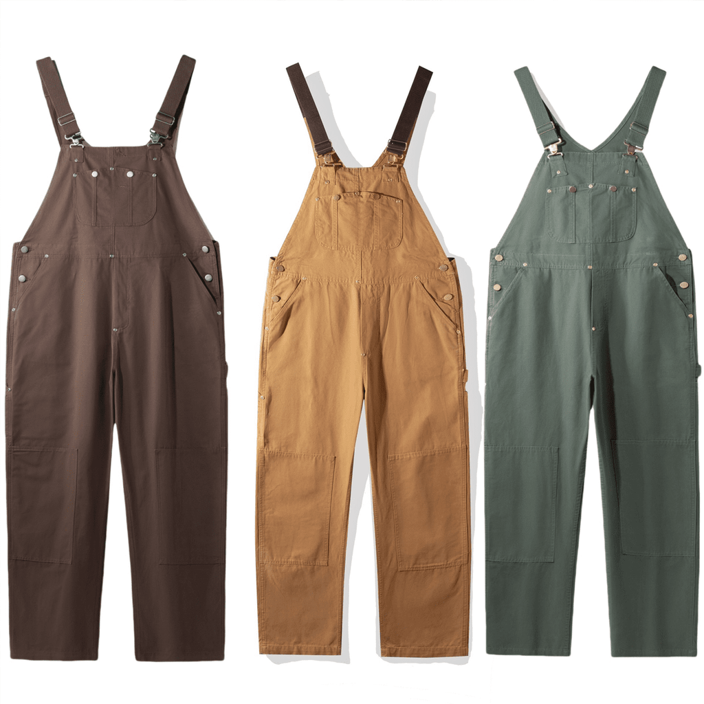 MARZ Tile Block Pixel Unisex Loose-Fit Utility Bib Overall Jumpsuit