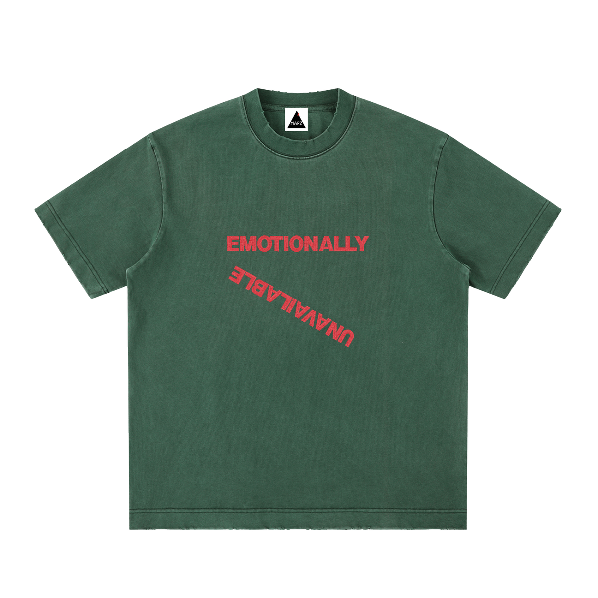 EmotionallyUnavailable Heavyweight Vintage Washed Frayed T-Shirt