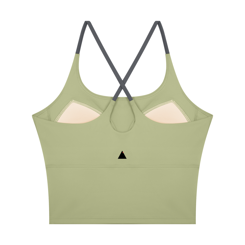 MARZ Women's Color Block Yoga Tank Top