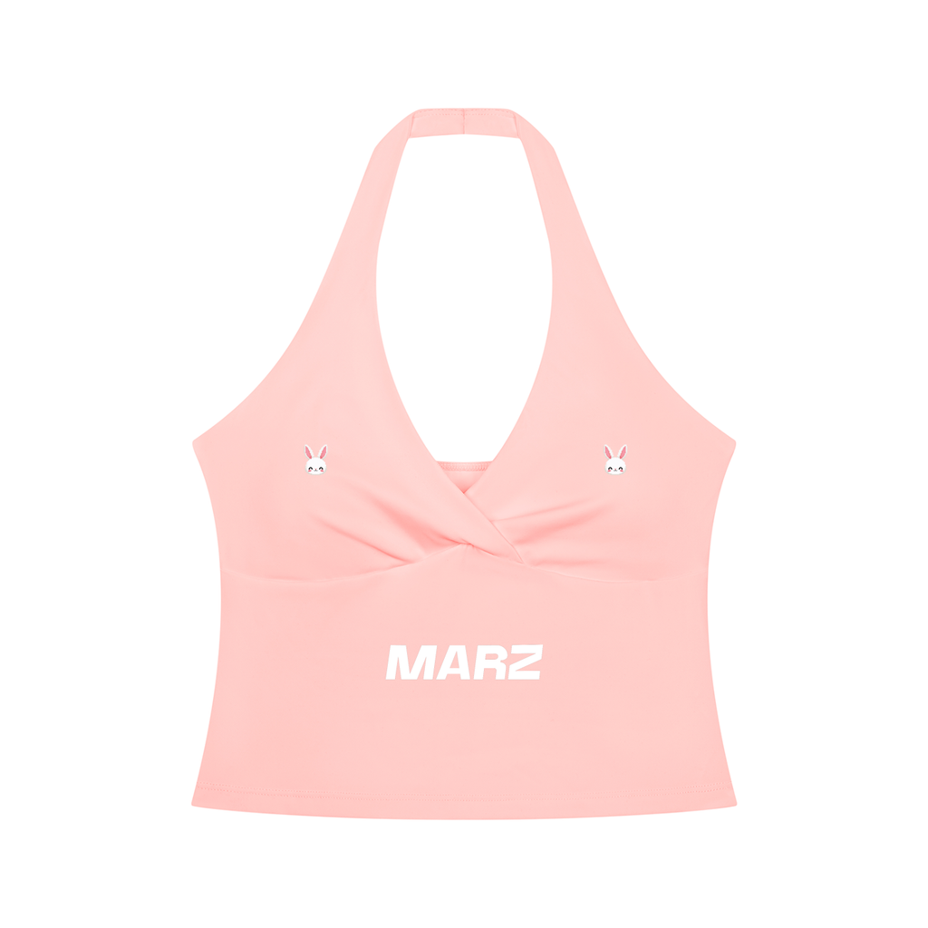 MARZ Blossom Bunny Women’s Crop Yoga Sports Jacket