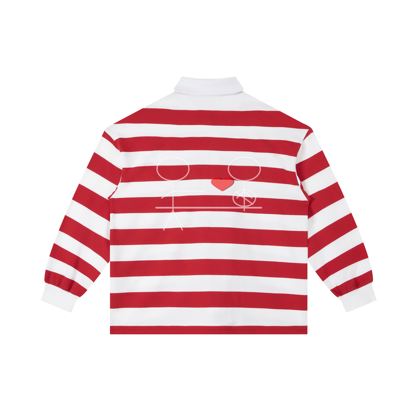 EmotionallyUnavailble Color Block Stripe Polo Shirt