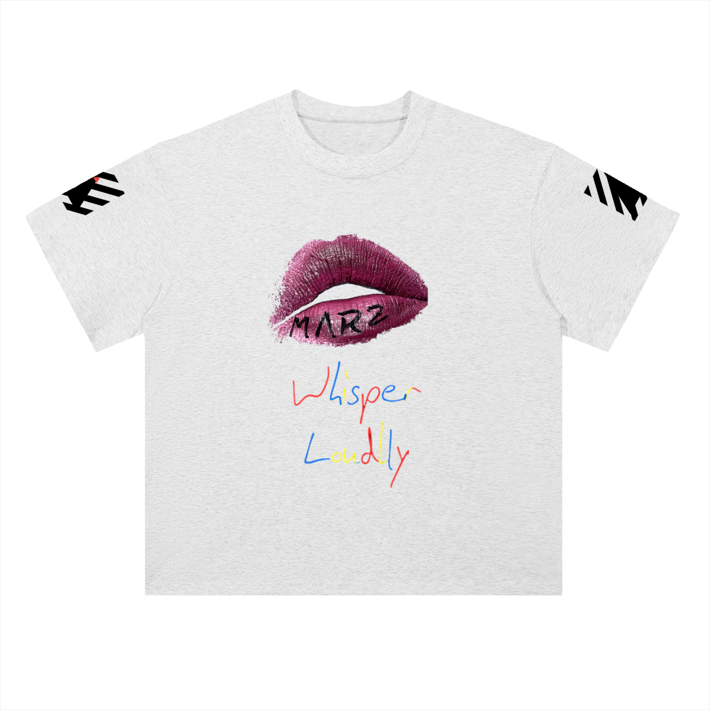 MARZ Whisper Heavyweight Drop Shoulder Cotton T-Shirt