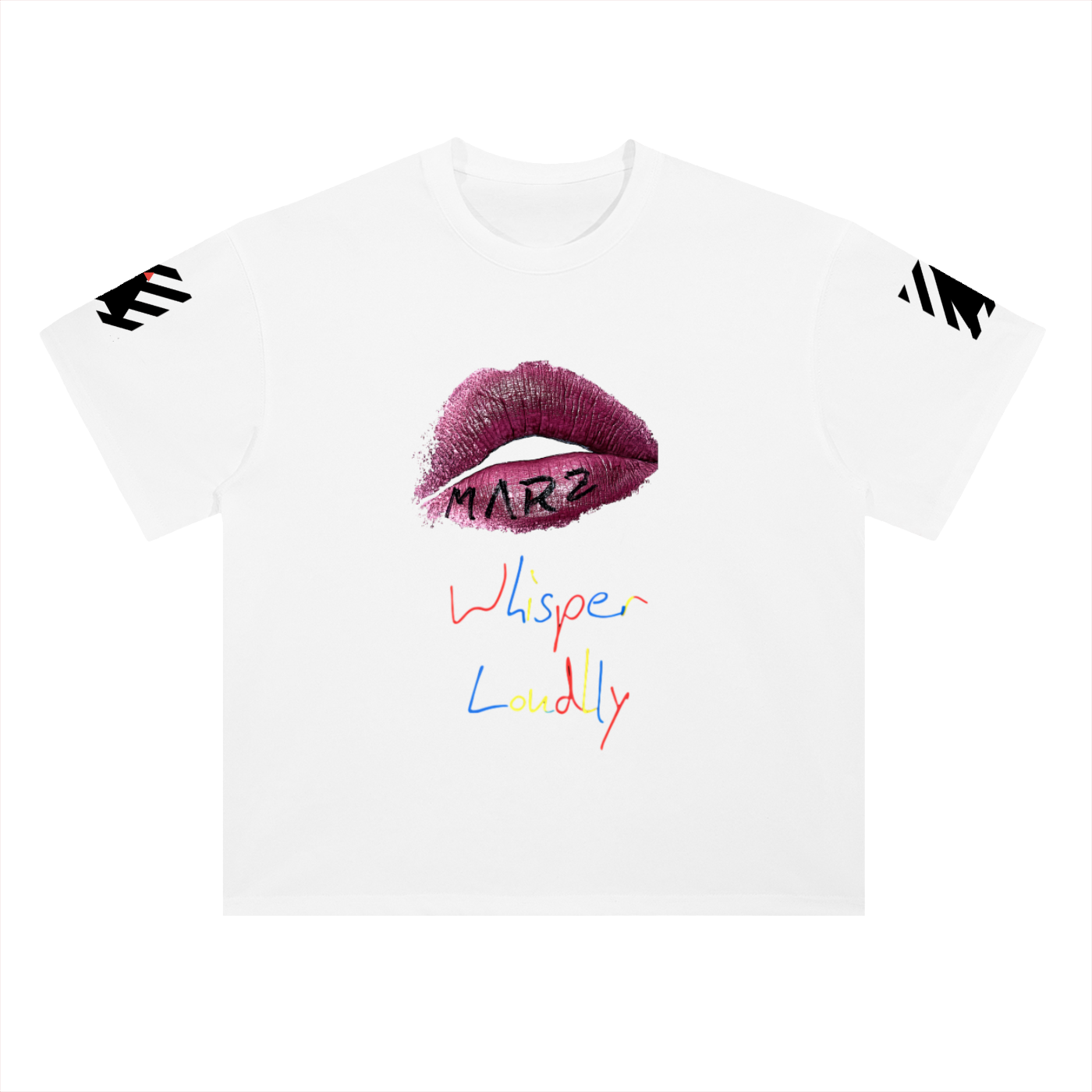 MARZ Whisper Heavyweight Drop Shoulder Cotton T-Shirt