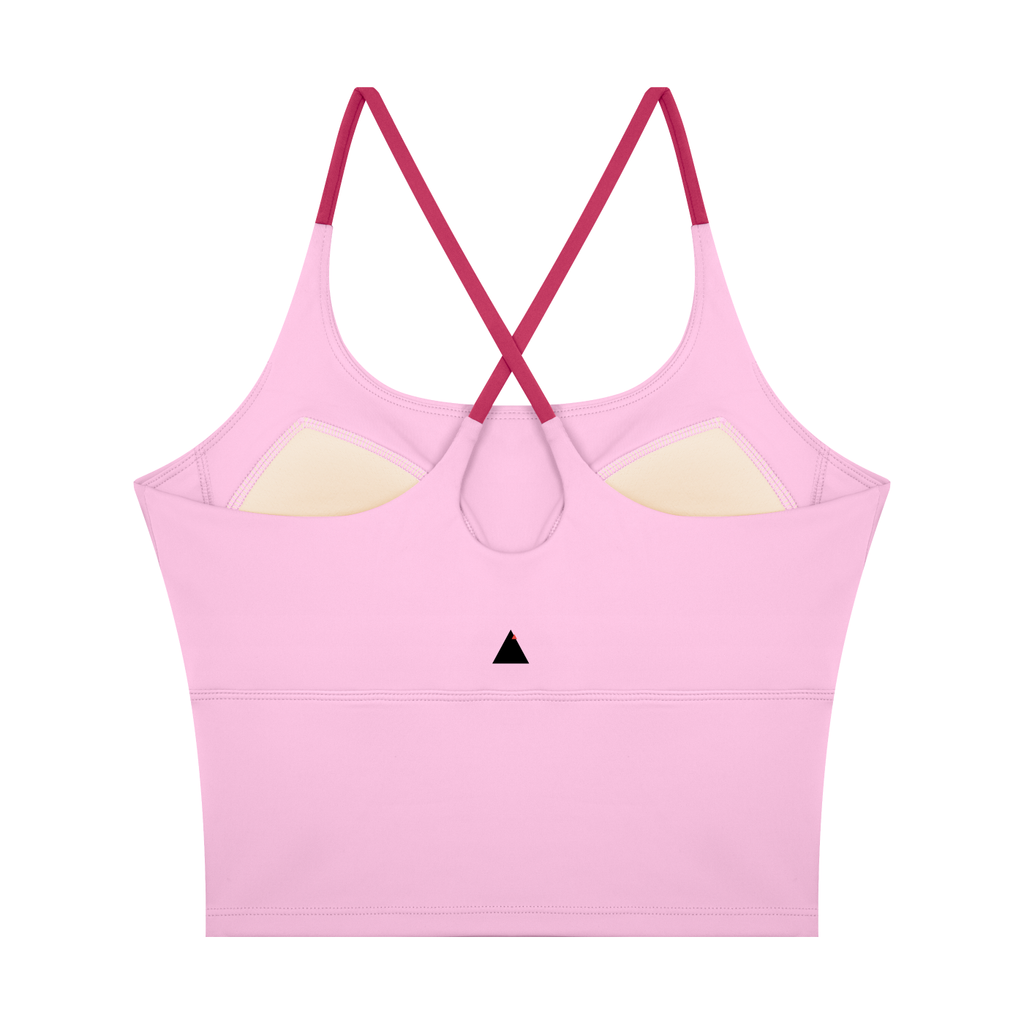 MARZ Women's Color Block Yoga Tank Top