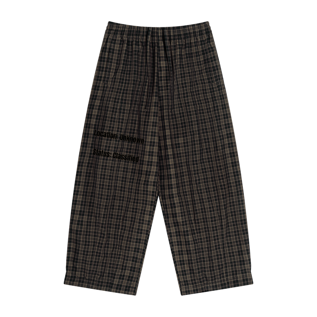 MARZ Classic Unisex Plaid Full-Zip Track Jacket