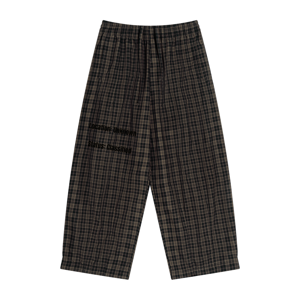 MARZ Classic Unisex Plaid Full-Zip Track Jacket