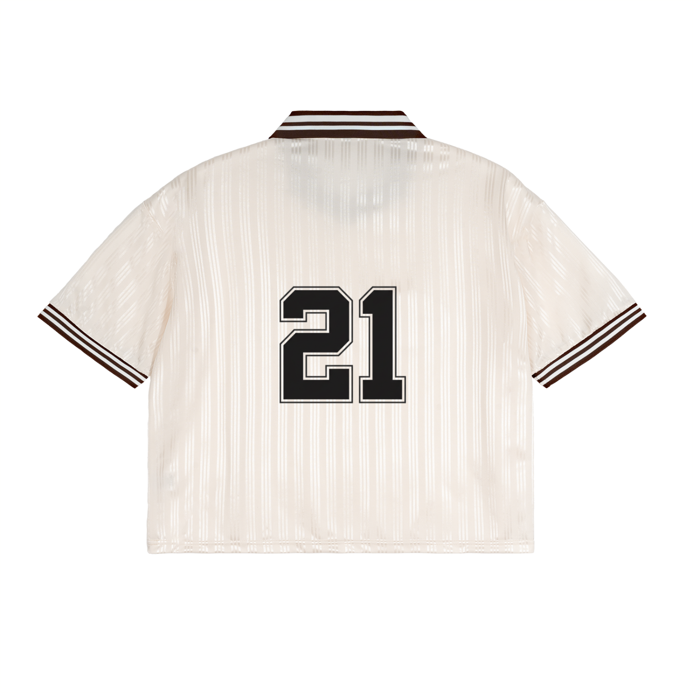MARZ Star Bound Contrast Stripes Polo Collar T-Shirt