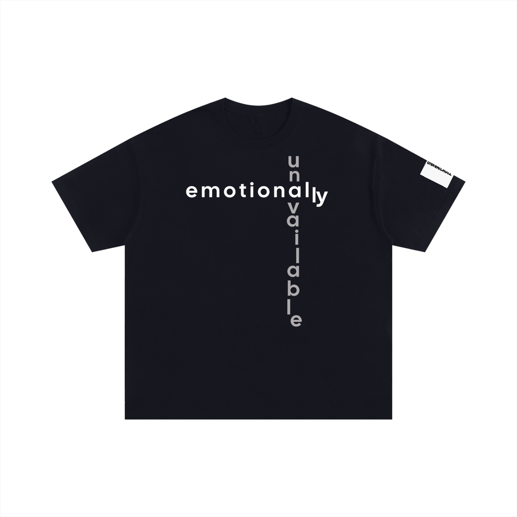 Emotionally Unavailable/MARZ Unisex Oversized Cotton T-Shirt