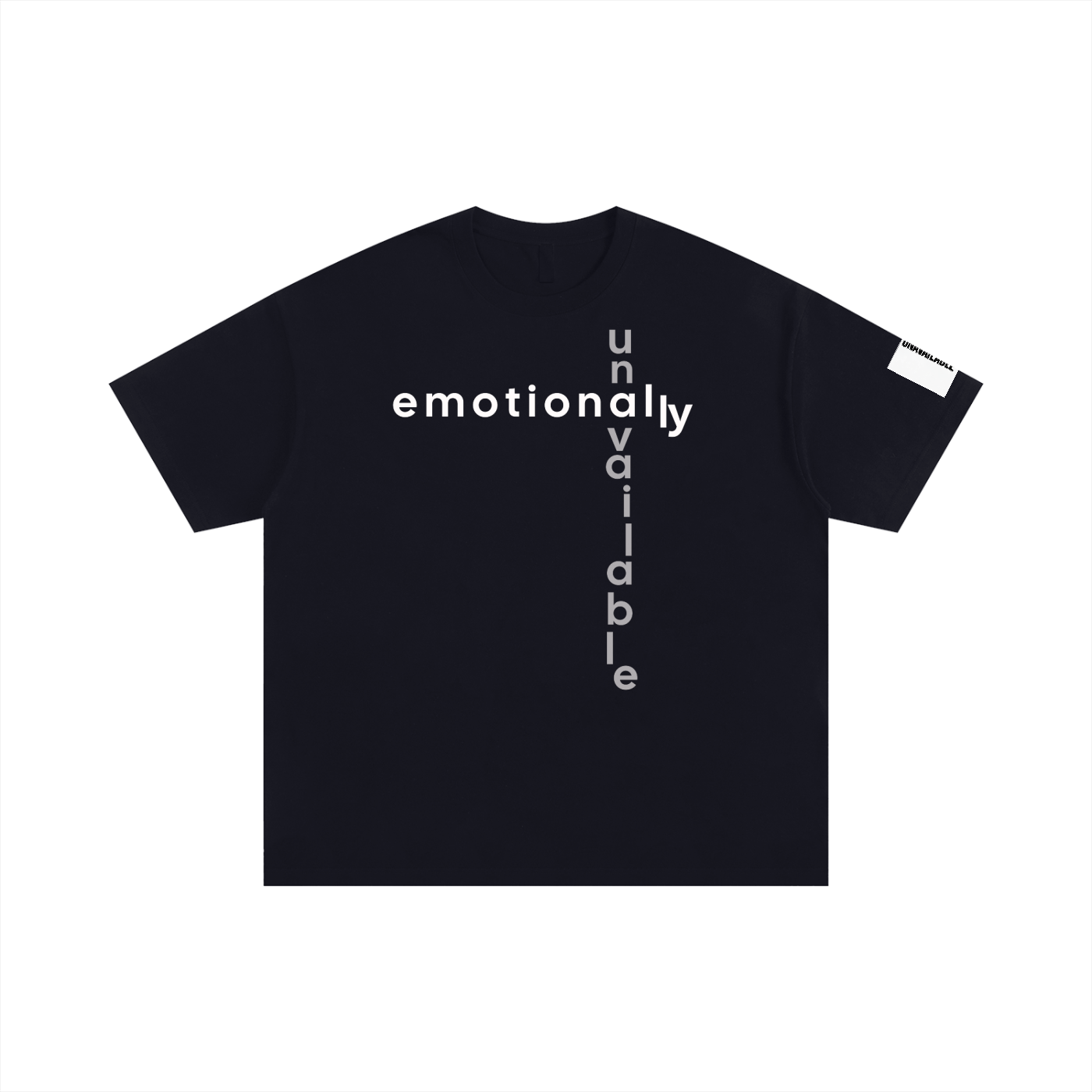 Emotionally Unavailable/MARZ Unisex Oversized Cotton T-Shirt