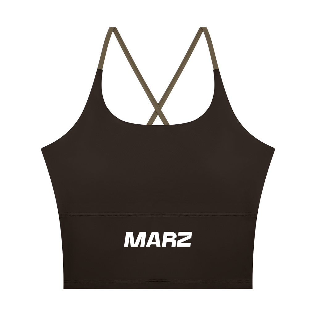MARZ Women's Color Block Yoga Tank Top