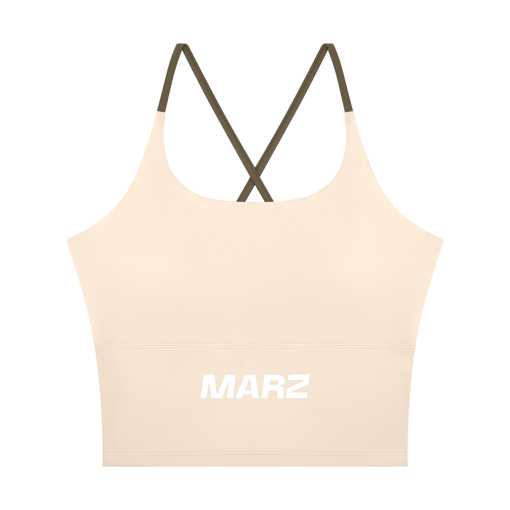 MARZ Women's Color Block Yoga Tank Top