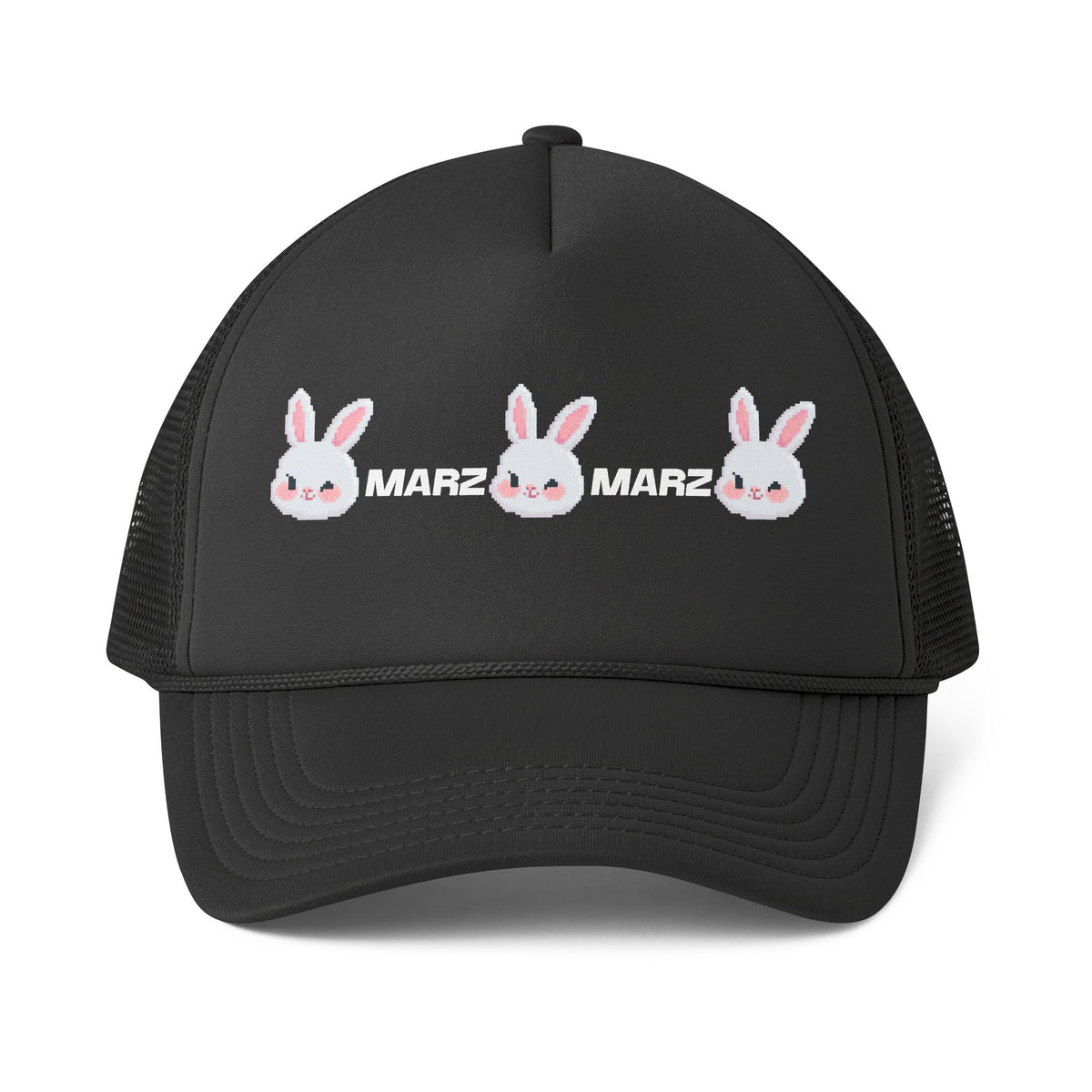 MARZ Blossom Bunny Foam Trucker Cap