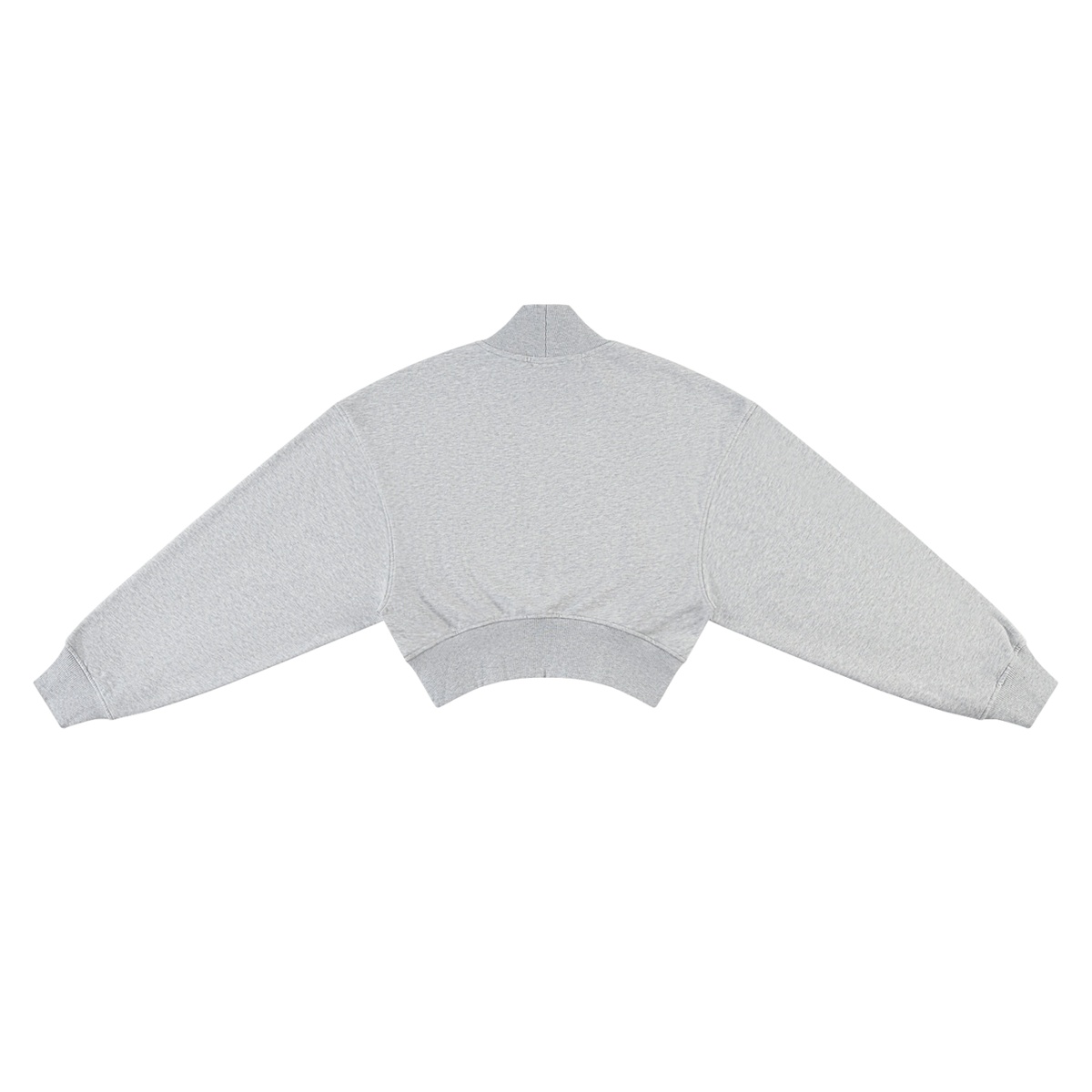 MARZ Women's Crop Mock Neck Sweatshirt