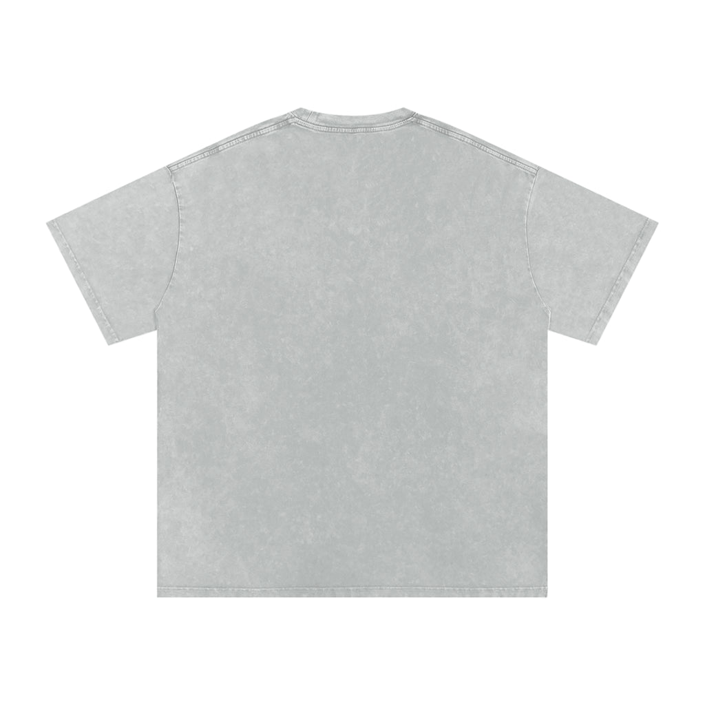 Ride or Die Valkyrie Snow Washed Oversized Cotton T-Shirt