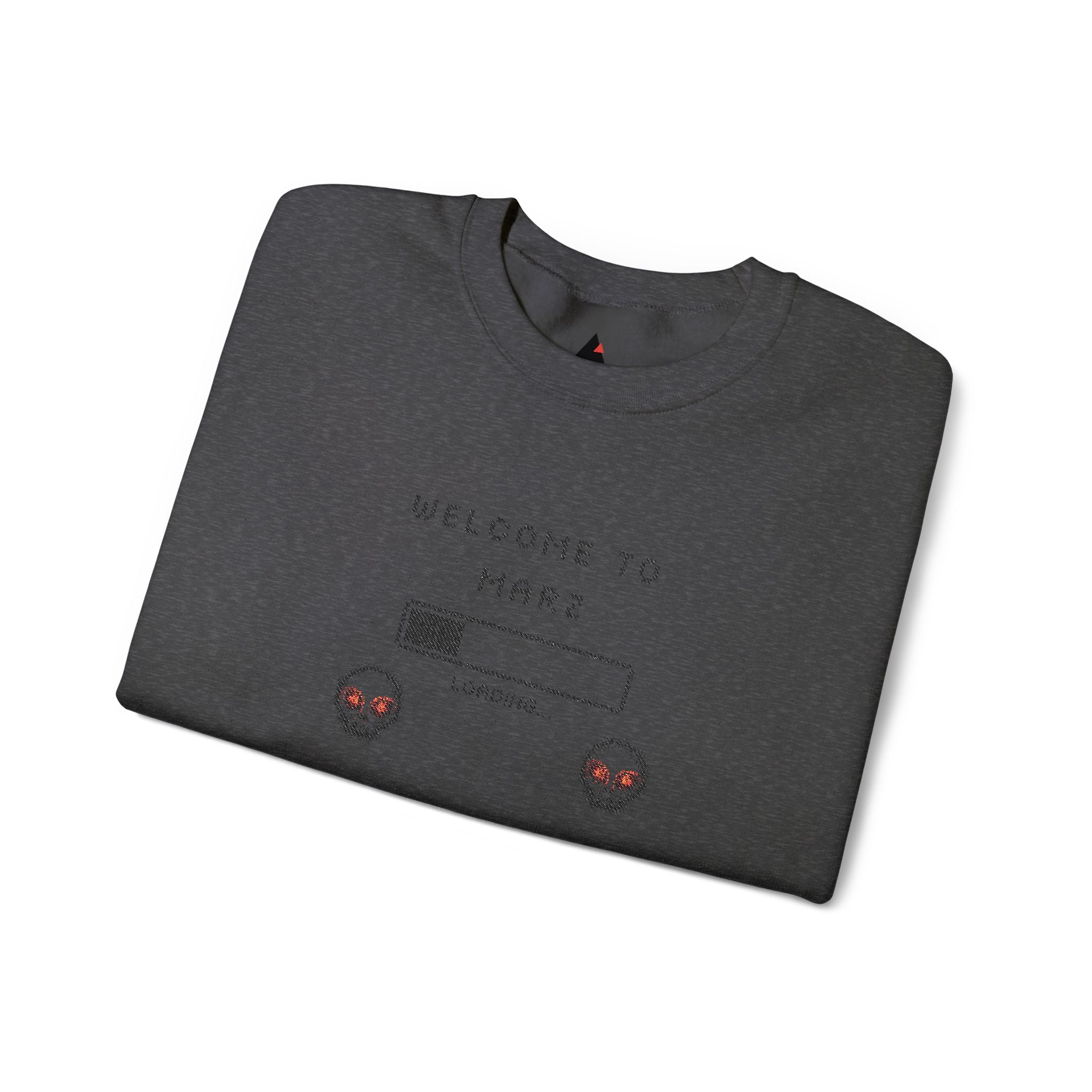 Welcome to Mars Crewneck Sweatshirt, Cozy Unisex Sweater, Fun Graphic Sweatshirt, Casual Wear, Perfect Gift for Space Lovers
