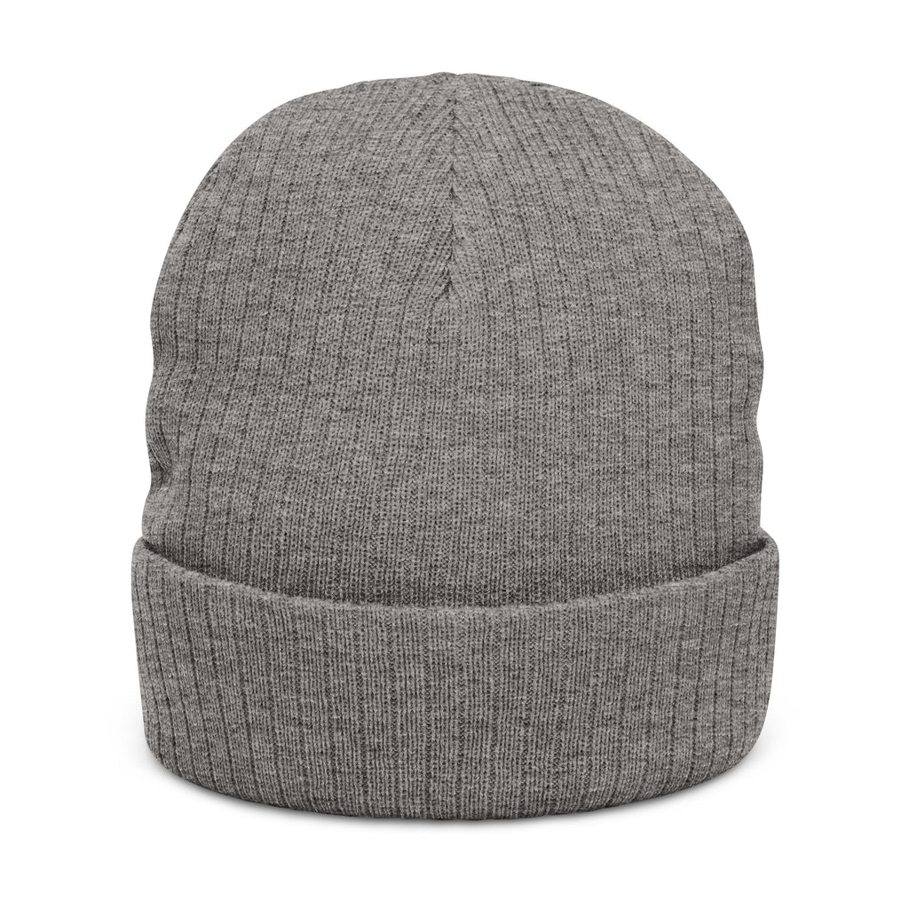 MARZ Workman Embroidered Ribbed Knit Beanie