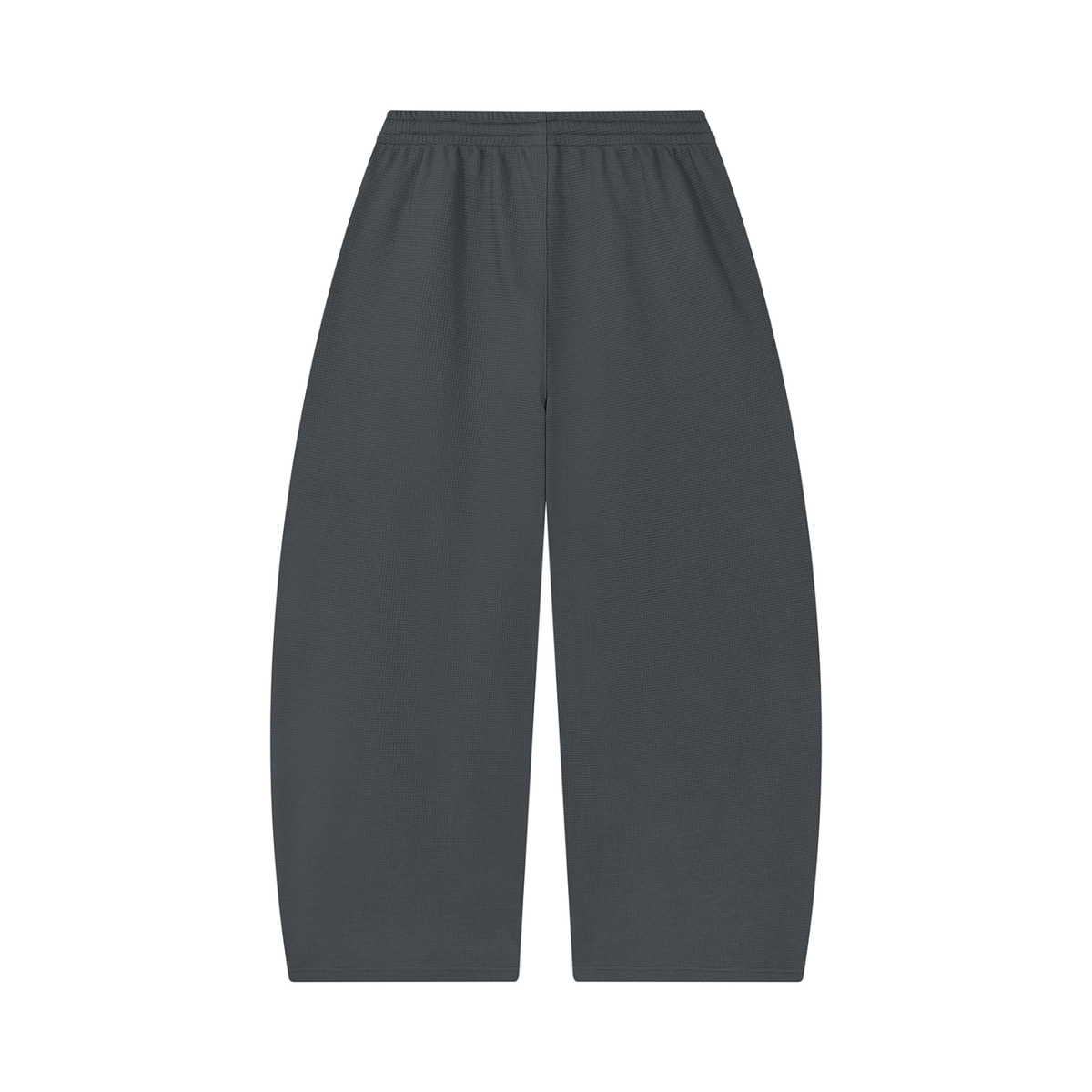 EMOUNA Unisex Waffle Barrel Leg Pants